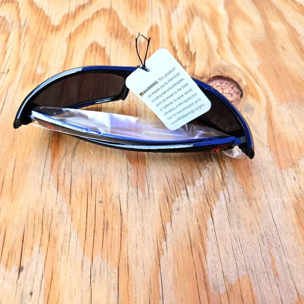 Khan Black Sunglasses with Dark Lenses Mens - Picture 8 of 12